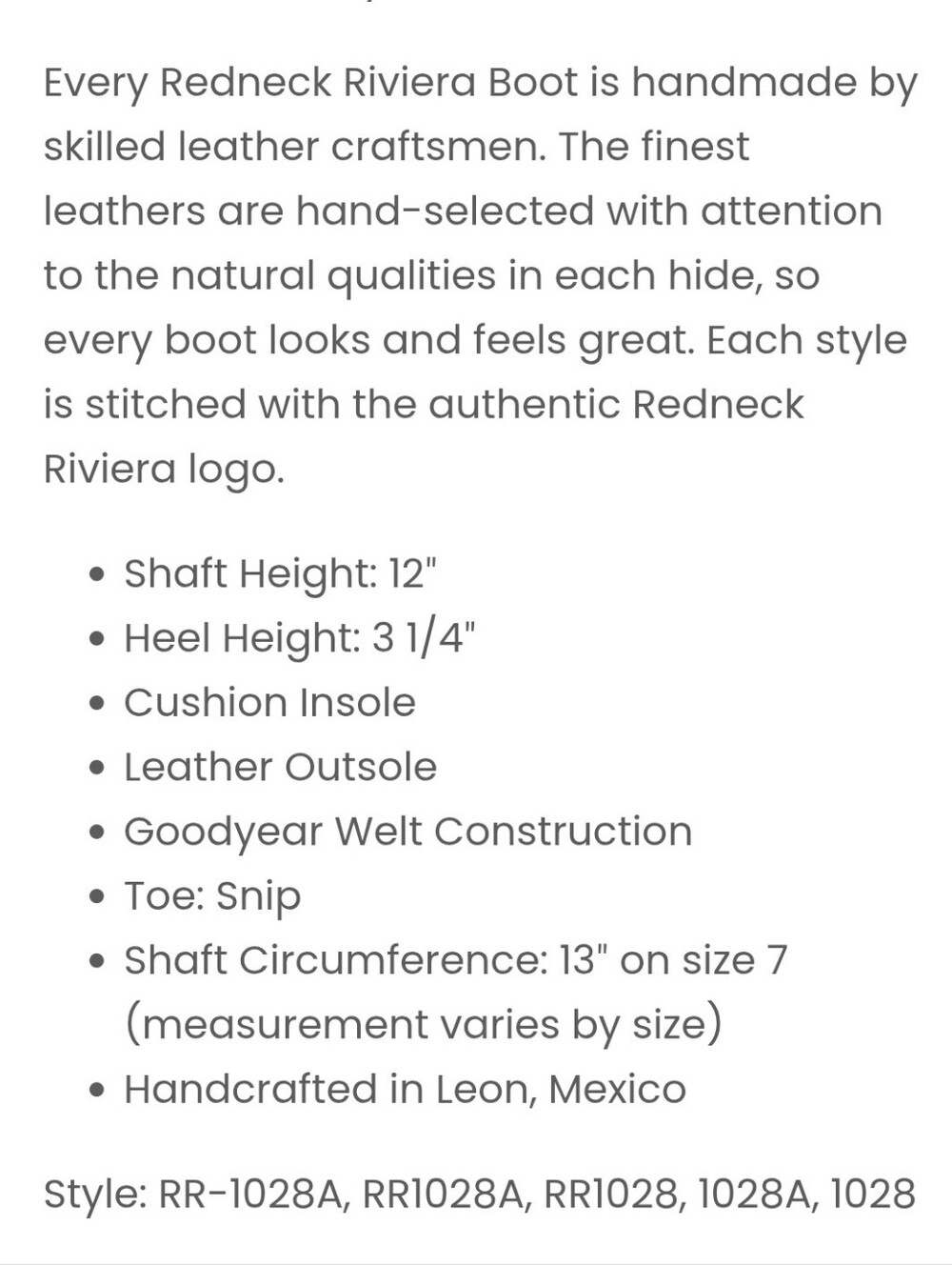 NEW Redneck Riviera Freedom Boot - 8.5 - Picture 14 of 15